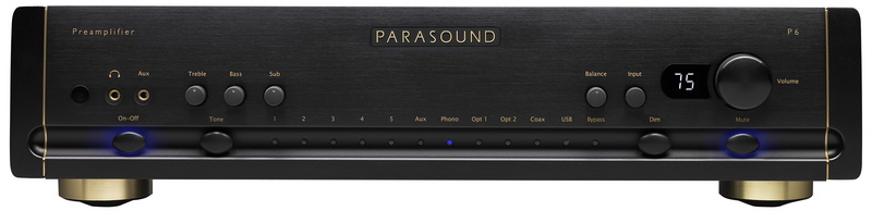 Parasound P6 front black